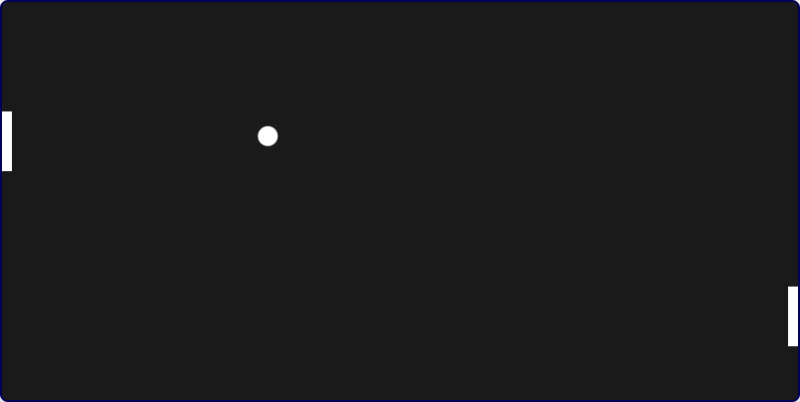 Pong game preview