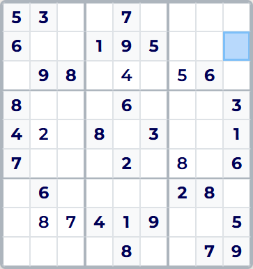 Sudoku game preview